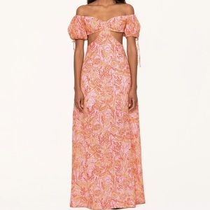 Agua by Agua Bendita CIELO VUELO ATARDECER Maxi Dress